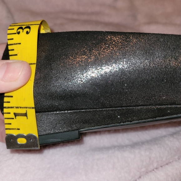 Size 7 Black Metallic Flats with Studs! - Picture 7 of 8